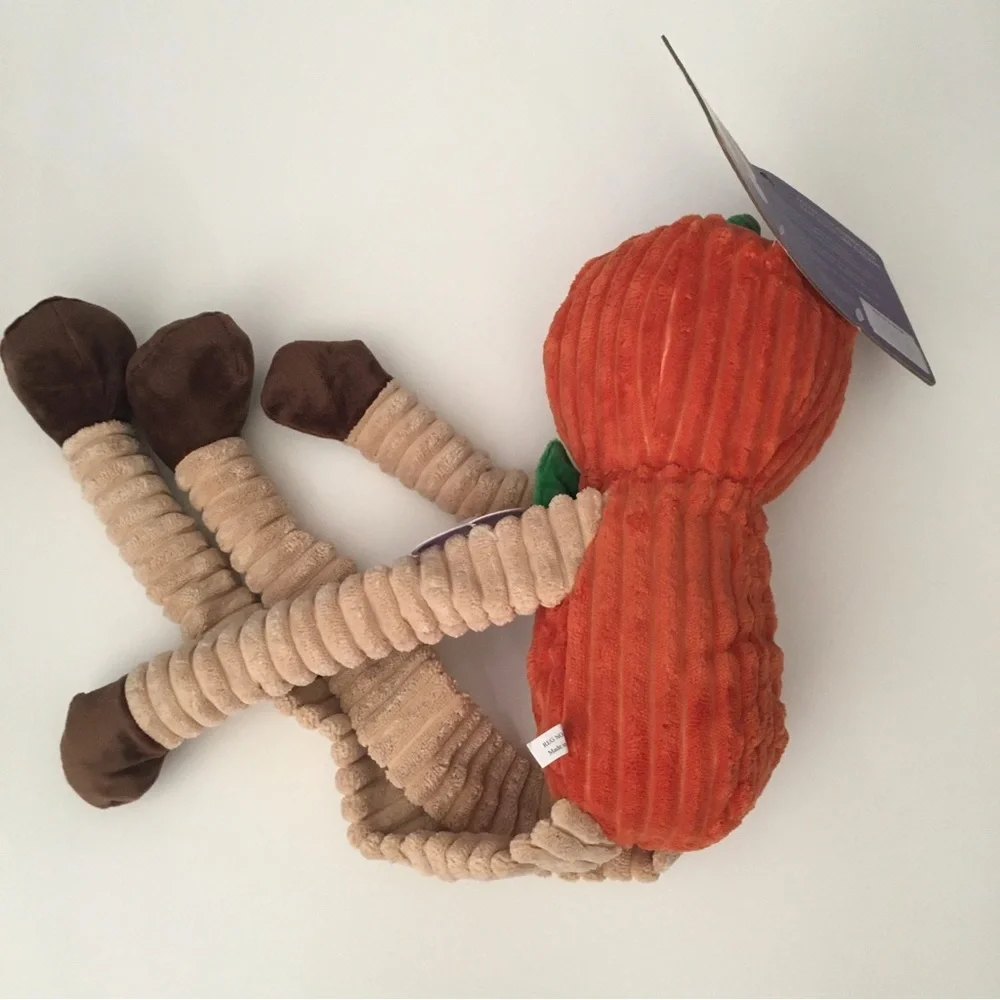 Dog Toy 24” Snuggler Long Limbs Pumpkin with Squeaker NEW | Patchwork Pets